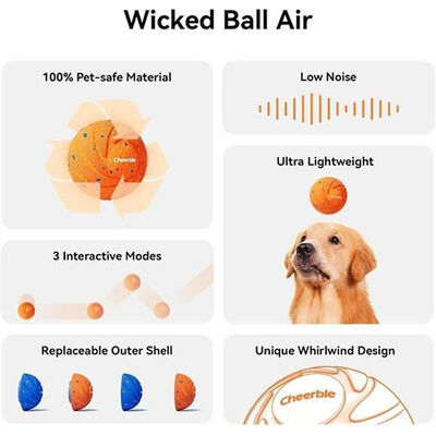 Cheerble Akıllı İnteraktif Köpek Oyuncağı - Turuncu 7 Cm Cheerble Akıllı İnteraktif Köpek Oyuncağı - Turuncu 7 Cm