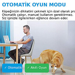 Cheerble Akıllı Kemik Güvenli ve Dayanıklı Otomatik İnteraktif Oyuncak 20 x 10 x 8 Cm - 5