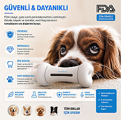 Cheerble Akıllı Kemik Güvenli ve Dayanıklı Otomatik İnteraktif Oyuncak 20 x 10 x 8 Cm - 6