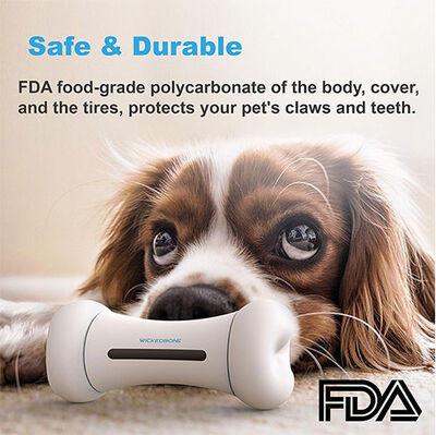 Cheerble Akıllı Kemik Güvenli ve Dayanıklı Otomatik İnteraktif Oyuncak 20 x 10 x 8 Cm