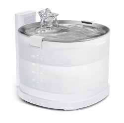 Cheerble E1+ Çelik Hazneli Şarjlı Otomatik Kedi Su Pınarı 2 Lt - 22 X 20 X 18 Cm - Cheerble