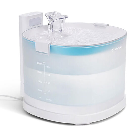 Cheerble E1 Plastik Hazneli Otomatik Kedi Su Pınarı 22 X 20 X 18, 2lt - 1