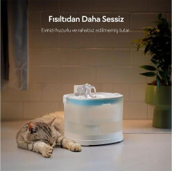 Cheerble E1 Plastik Hazneli Otomatik Kedi Su Pınarı 22 X 20 X 18, 2lt - 4