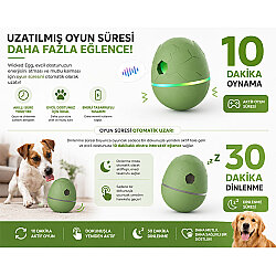 Cheerble Şarjlı Akıllı İneraktif Kedi & Köpek Yumurta Oyuncağı Yeşil 8 x 8 x 10 Cm - 6