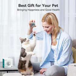 Cheerble Şarjlı Akıllı İneraktif Kedi Oyun Topu - Gri 4 Cm - Thumbnail