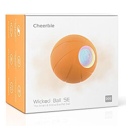 Cheerble Şarjlı Akıllı İneraktif Köpek Oyun Topu - Turuncu 5.5 Cm - Cheerble