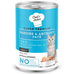 Chefs Choice Pate Sardalya Hamsi Ezme Tahılsız Kedi Konservesi 400 Gr - 2