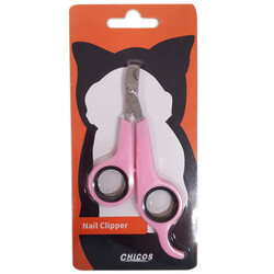 Chicos - Chicos Pembe Ergonomik Kedi Tırnak Makası