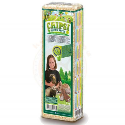 Chipsi Green Apple Scented Pet Litter 15 Lt.