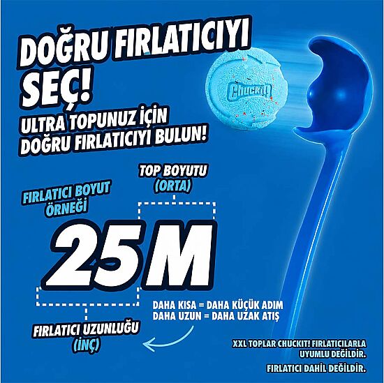 Chuckit Rebounce Ball 2 li Doğa Dostu Köpek Oyun Topu (Orta Boy) - 6