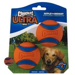 Chuckit 17001 Ultra Ball 2'li Köpek Oyun Topu ( Orta Boy ) - Thumbnail