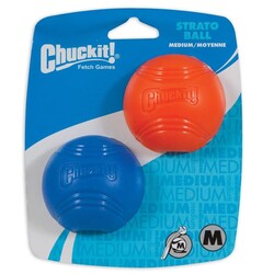 Chuckit - Chuckit Strato Ball Köpek Oyun Topu (Orta Boy) - 2li Paket