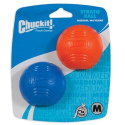 Chuckit Strato Ball Köpek Oyun Topu (Orta Boy) - 2li Paket - Thumbnail