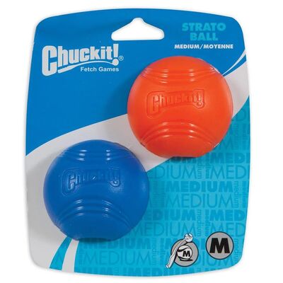 Chuckit Strato Ball Köpek Oyun Topu (Orta Boy) - 2li Paket