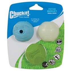 Chuckit - Chuckit! Fetch Medley (Gen 2) 3 lü Köpek Oyun Topu (Küçük Boy)