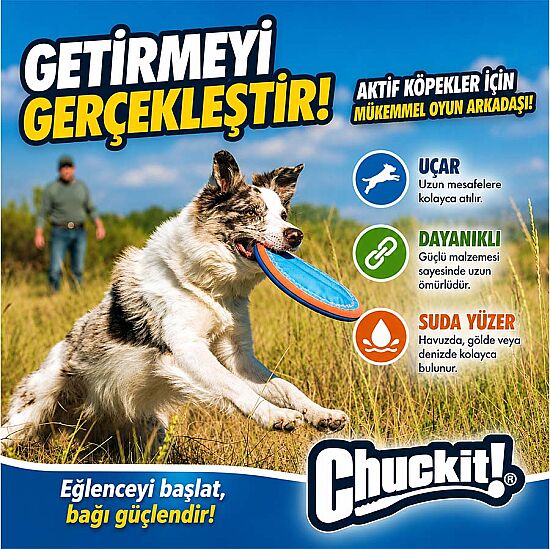 Chuckit Paraflight Kumaş Frizbee Köpek Oyuncağı Large - 3