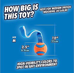 Chuckit Ultra Tug Köpek Çekiştirme Topu Medium - 3