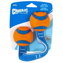 Chuckit - Chuckit Ultra Duo Tug 2'li Köpek Çekiştirme Topu Medium