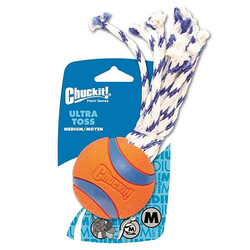 Chuckit - Chuckit Ultra Toss Püsküllü Köpek Oyun Topu (Orta Boy)