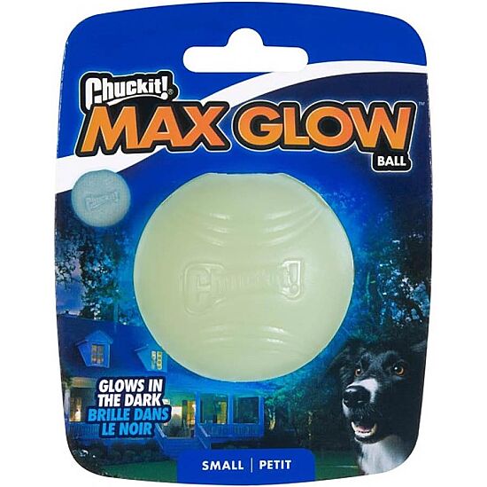 Chuckit Max Glow Gece Parlayan Köpek Oyun Topu (Küçük Boy) - 1