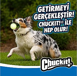 Chuckit Max Glow Gece Parlayan Köpek Oyun Topu (Orta Boy) - 3