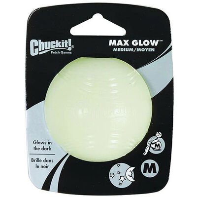 Chuckit Max Glow Gece Parlayan Köpek Oyun Topu (Orta Boy)