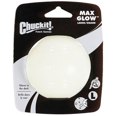 Chuckit Max Glow Gece Parlayan Köpek Oyun Topu (Büyük Boy)