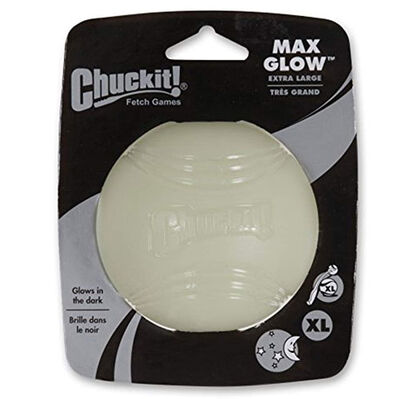 Chuckit Max Glow Gece Parlayan Köpek Oyun Topu (Ekstra Büyük Boy)