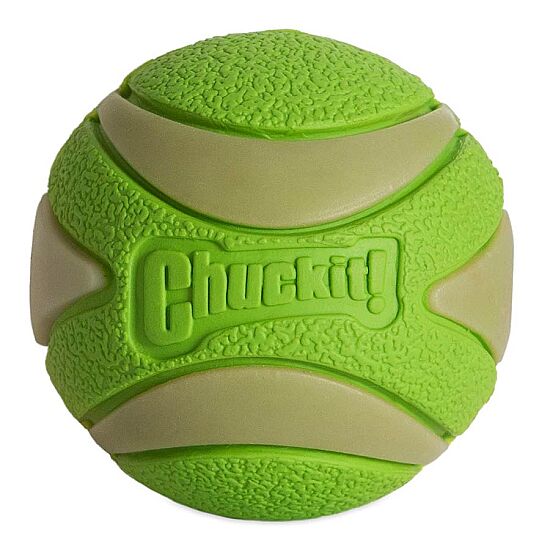 Chuckit Max Glow Gece Parlayan Sesli Köpek Oyun Topu (Orta Boy) - 2