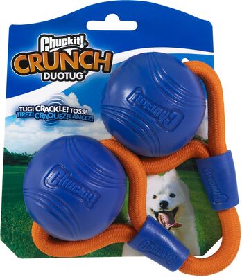 Chuckit Super Crunch 2'li Köpek Çekiştirme Topu (Orta Boy)