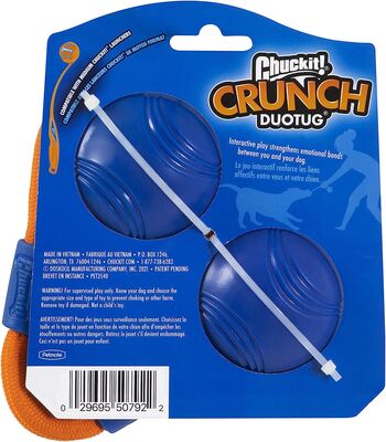 Chuckit Super Crunch 2'li Köpek Çekiştirme Topu (Orta Boy)
