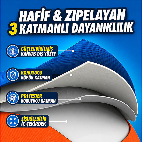 Chuckit Big Air Fetch Ball 36 Cm Çapında Şişirilebilir Köpek Oyun Topu - 3