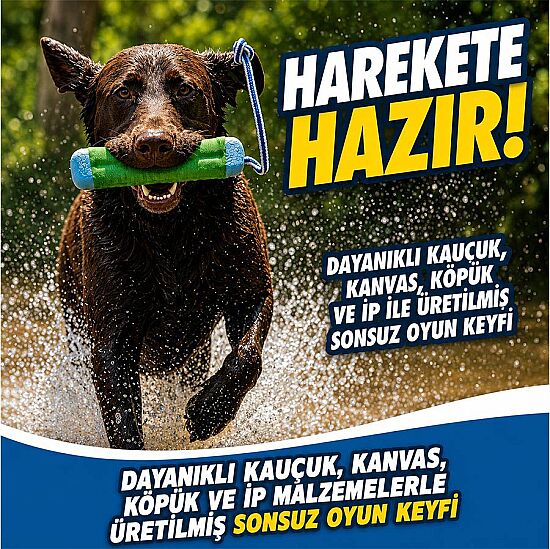 Chuckit Bumper Suda Batmayan Köpek Oyuncağı (Orta Boy) - 4