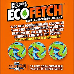 Chuckit Eco Fetch Ball Doğa Dostu Köpek Oyun Topu (Orta Boy) - 5
