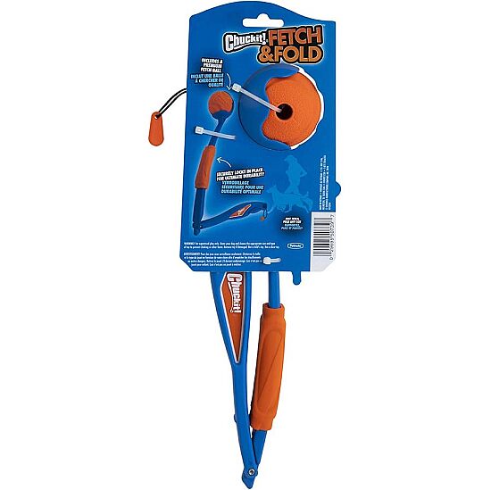 Chuckit Fetch Fold Katlanabilir Top Fırlatıcı + Whistler Top - Medium - 2