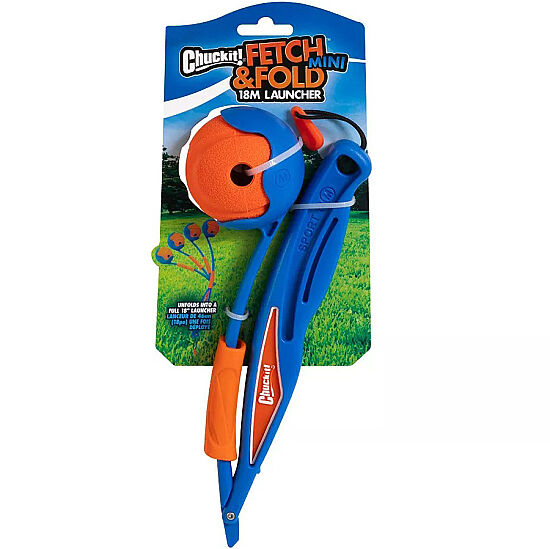 Chuckit Fetch Fold Mini Katlanabilir Top Fırlatıcı - Küçük Boy - 1