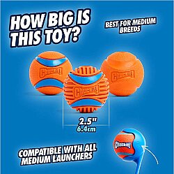 Chuckit Fetch Medley 3lü Köpek Oyun Topu Seti - 3