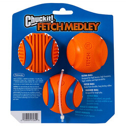 Chuckit! Fetch Medley 3lü Köpek Oyun Topu Seti - Thumbnail