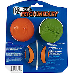 Chuckit Fetch Medley (Gen 2) 3 lü Köpek Oyun Topu (Orta Boy) - 2
