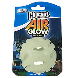 Chuckit Max Glow Air Fetch Gece Parlayan Köpek Oyun Topu (Orta Boy) - 3
