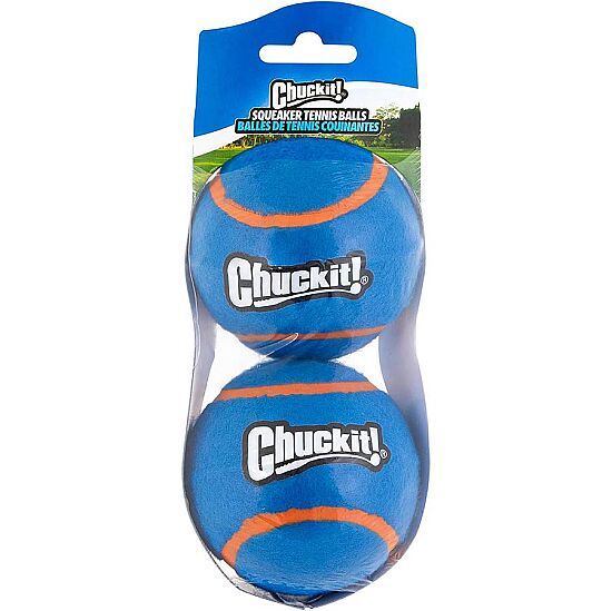 Chuckit Sesli 2 li Tenis Köpek Oyun Topu (Küçük Boy) - 1