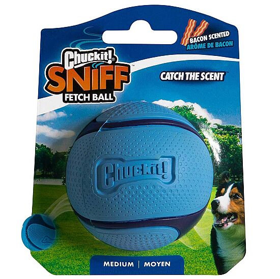 Chuckit Sniff Fetch Jambon Kokulu Köpek Oyun Topu (Orta Boy) - 1