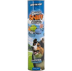 Chuckit Sniff Fetch Kokulu Köpek Oyun Topu 4 lü Kutulu Set (Orta Boy) - Chuckit