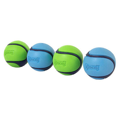Chuckit Sniff Fetch Kokulu Köpek Oyun Topu 4 lü Kutulu Set (Orta Boy) - 3