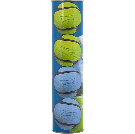 Chuckit Sniff Fetch Kokulu Köpek Oyun Topu 4 lü Kutulu Set (Orta Boy) - 2