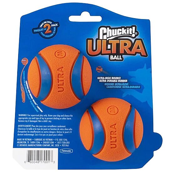 Chuckit Ultra Ball Köpek Oyun Topu 2'li Paket (Orta Boy) - 2