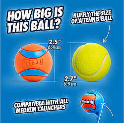 Chuckit Ultra Ball Köpek Oyun Topu 2'li Paket (Orta Boy) - 7