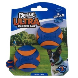 Chuckit Ultra Squeaker Sesli Köpek Oyun Topu 2'li Paket (Küçük Boy) - Chuckit