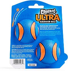 Chuckit Ultra Squeaker Sesli Köpek Oyun Topu 2'li Paket (Orta Boy) - 2
