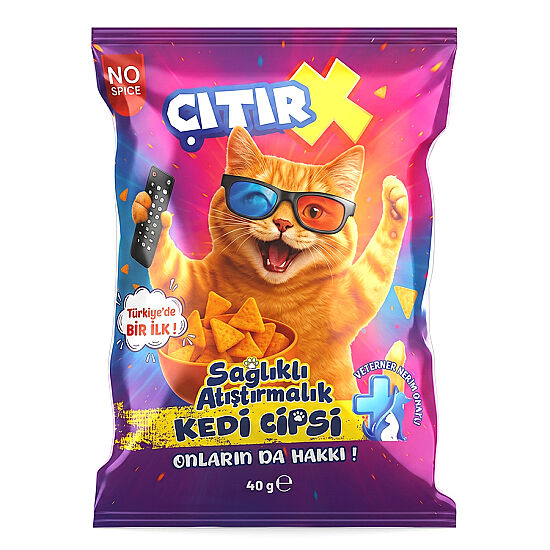 ÇıtırX Cips Kedi Ödülü 40 Gr - 1